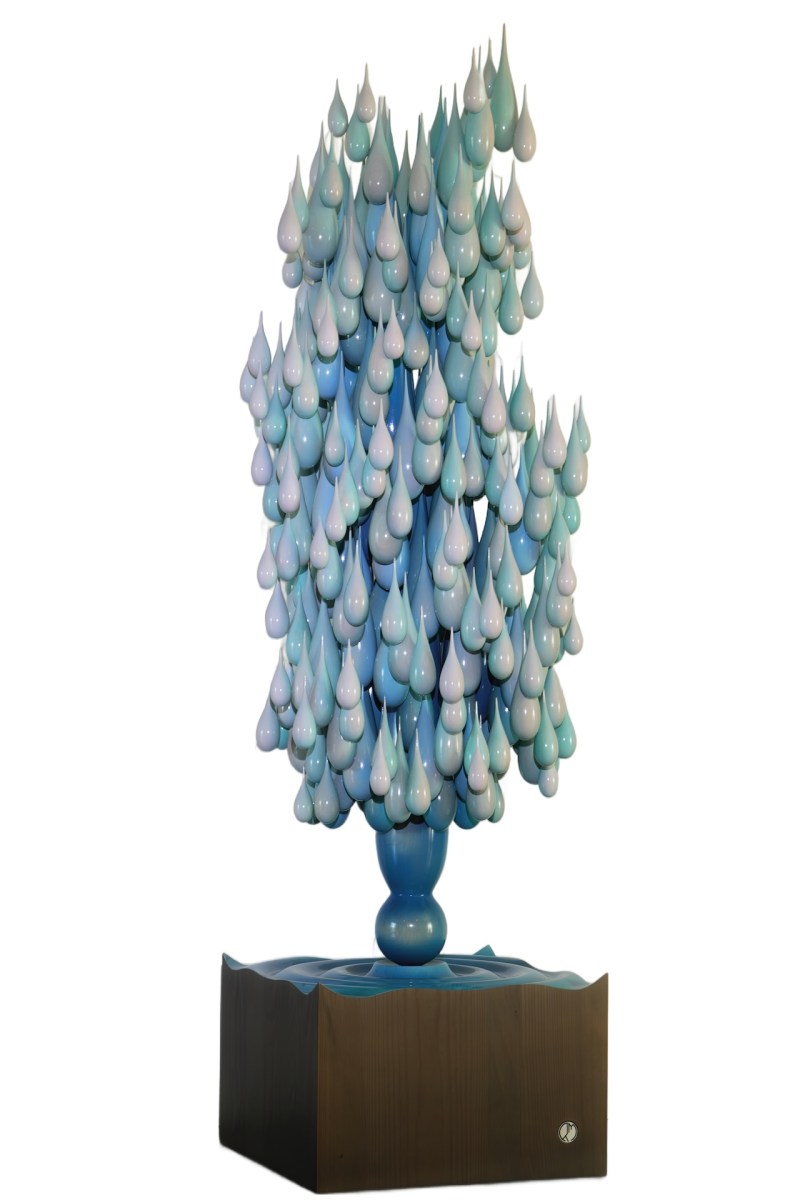 The £2,000 London Art Biennale Award for Sculpture or Installation went to Lithuanian artist Rimas Metlovas for ECHOES OF 365. Image supplied. Awards and arts prize winners.   