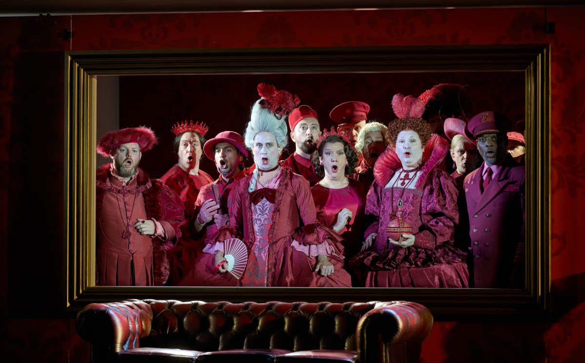 Chorus of ENO, ENO’s Cinderella (La Cenerentola) 2025. Photo: Mark Douet
