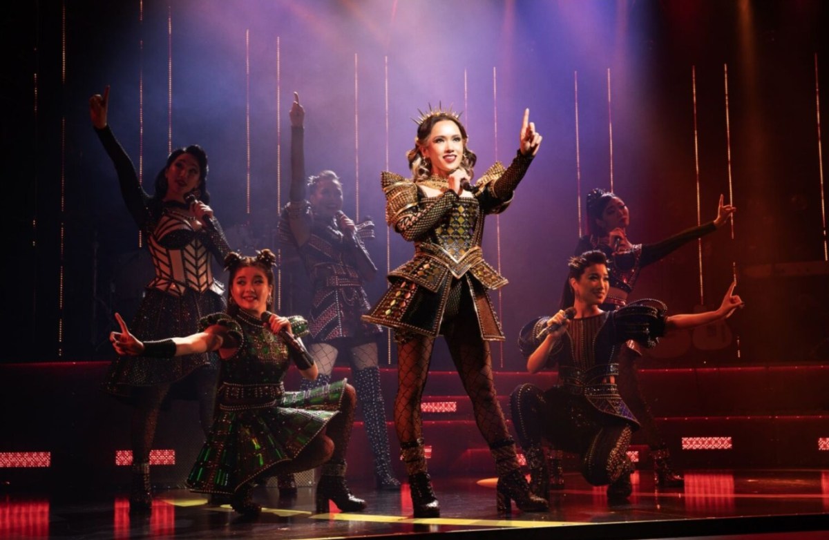 The Japanese language performance of SIX the Musical. Image: Vaudeville Theatre. London art guide.