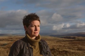 Portrait of Sarah Hall. Photo: Kat Green.