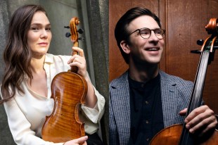 Tamsin Waley Cohen & Guy Johnston. Two Moors Festival. Image: supplied. London music guide.