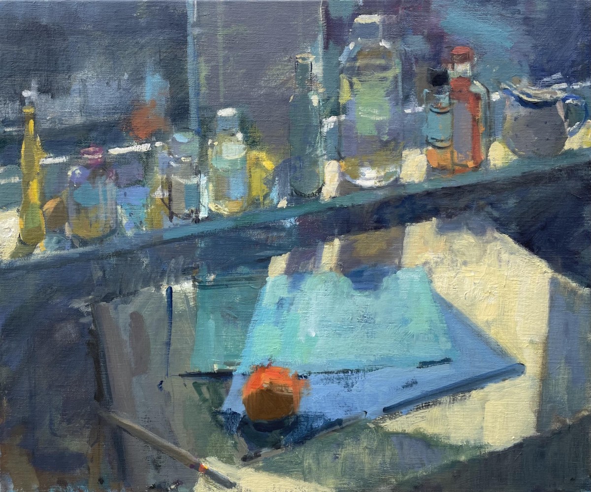 Nia Mackeown, Studio Sill with Bottles. Image: Supplied. Best award & prize winners.