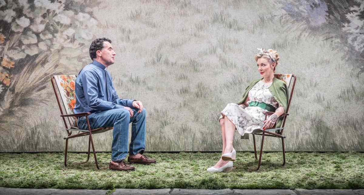 Tim McMullan as Gerald and Sheridan Smith as Susan in Woman in Mind. Photo: Marc-Brenner.