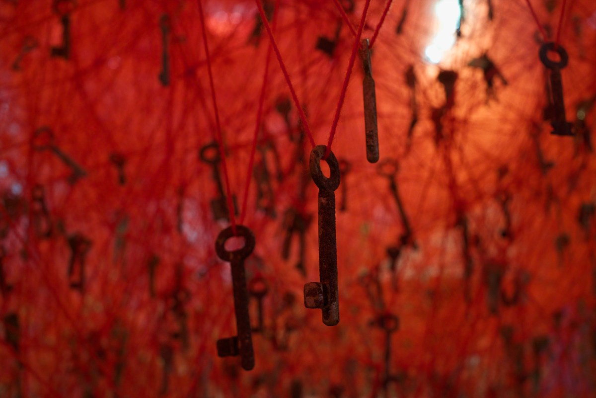 Chiharu Shiota, The Key in the Hand, 2015. Installation view, Japan Pavilion, 56th Venice Biennale, Italy. Photo: Sunhi Mang. Courtesdy: the artist and DACS, London.