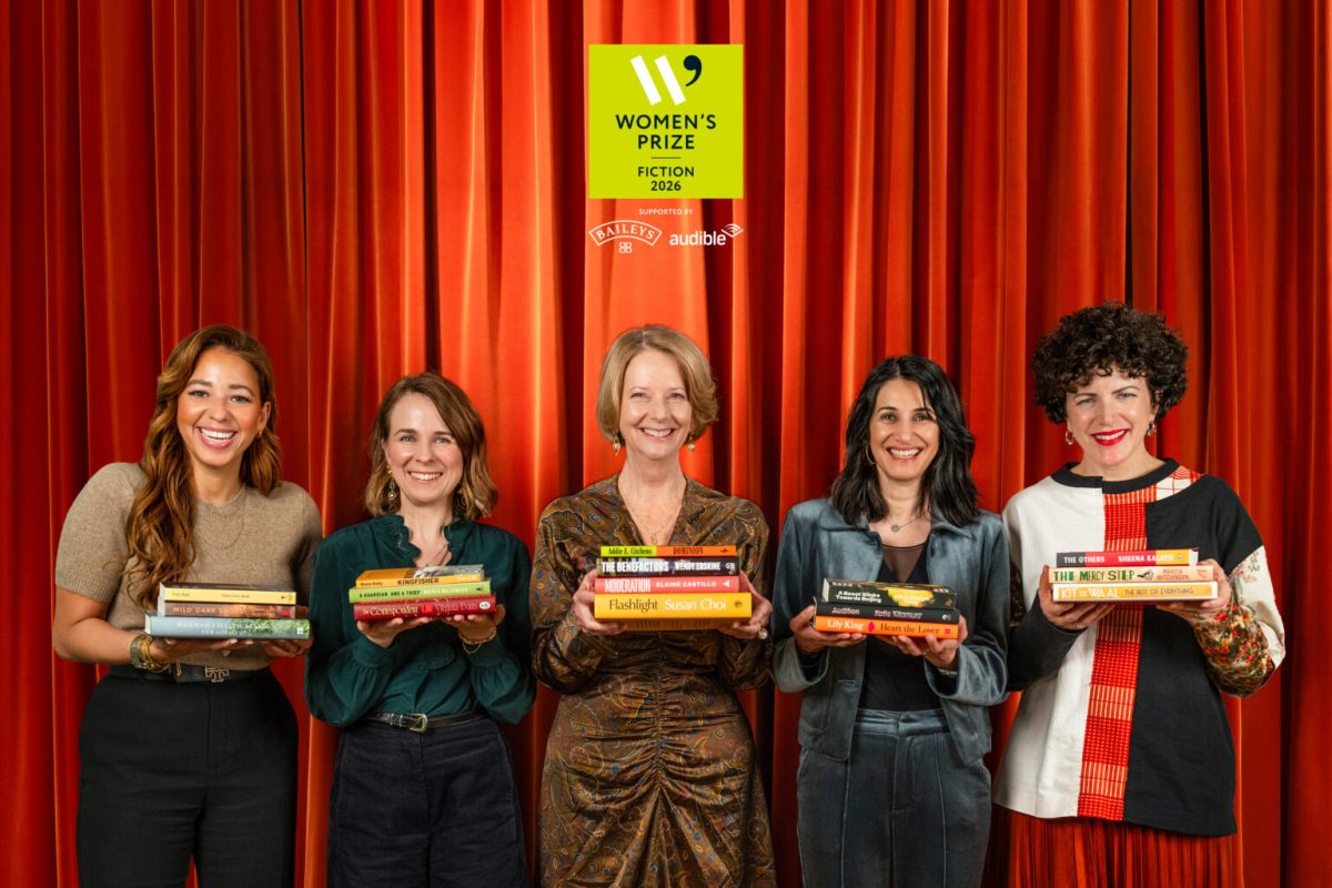 Chair of judges Julia Gillard (centre) with the panel. Image supplied.
