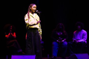 Takunda Muzondiwa, winner of the Roundhouse Poetry Slam. Photo: John Williams. Awards and prize winners