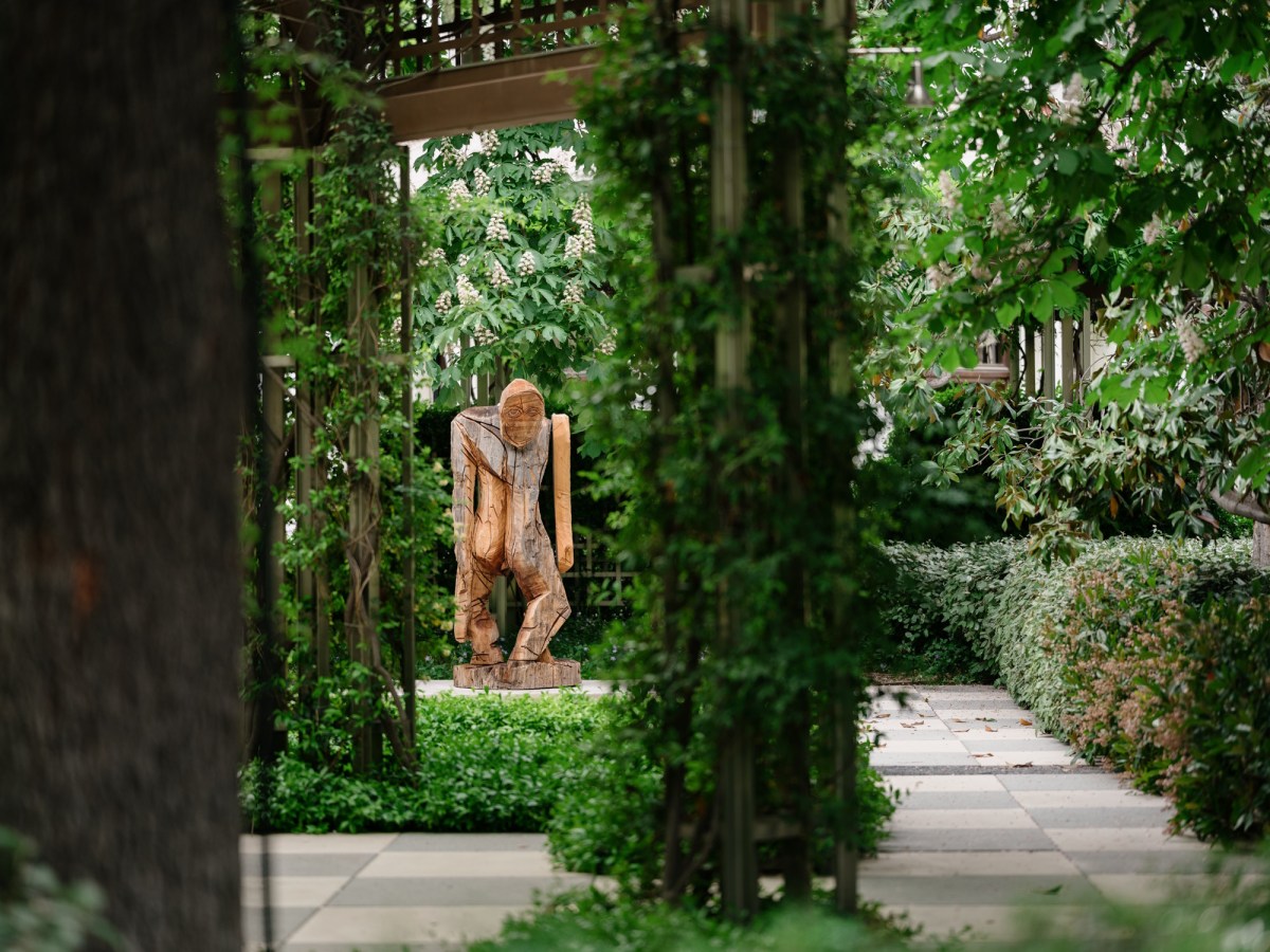 Installation view, Thomas Houseago. Sculptures. Banca March Garden. Photo: Supplied.