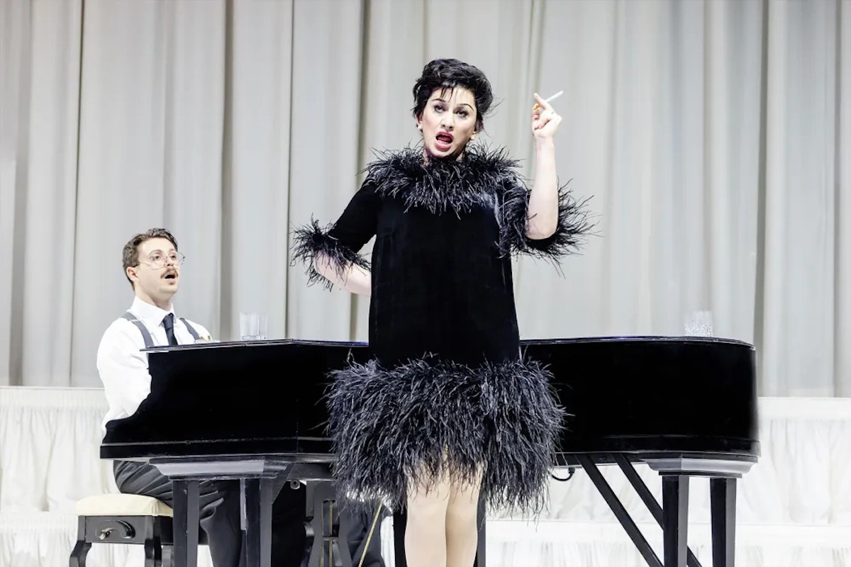 Adam Filipe and Jinkx Monsoon in End of the Rainbow. Photo: Danny Kaan.
