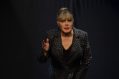 Suzy Eddie Izzard performing in her one-woman show of Hamlet. Image: Supplied.
