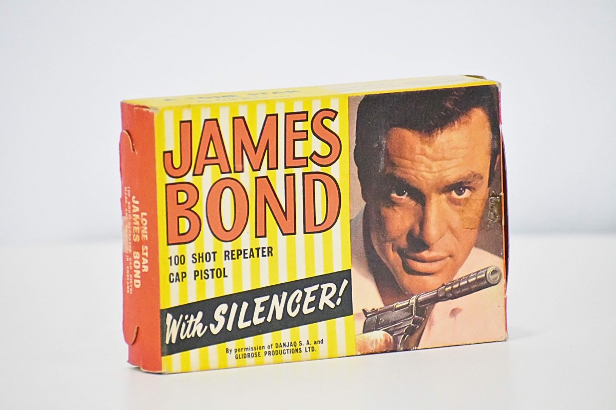 James Bond toy. Photo: Robert Opie Collection Museum of Brands.