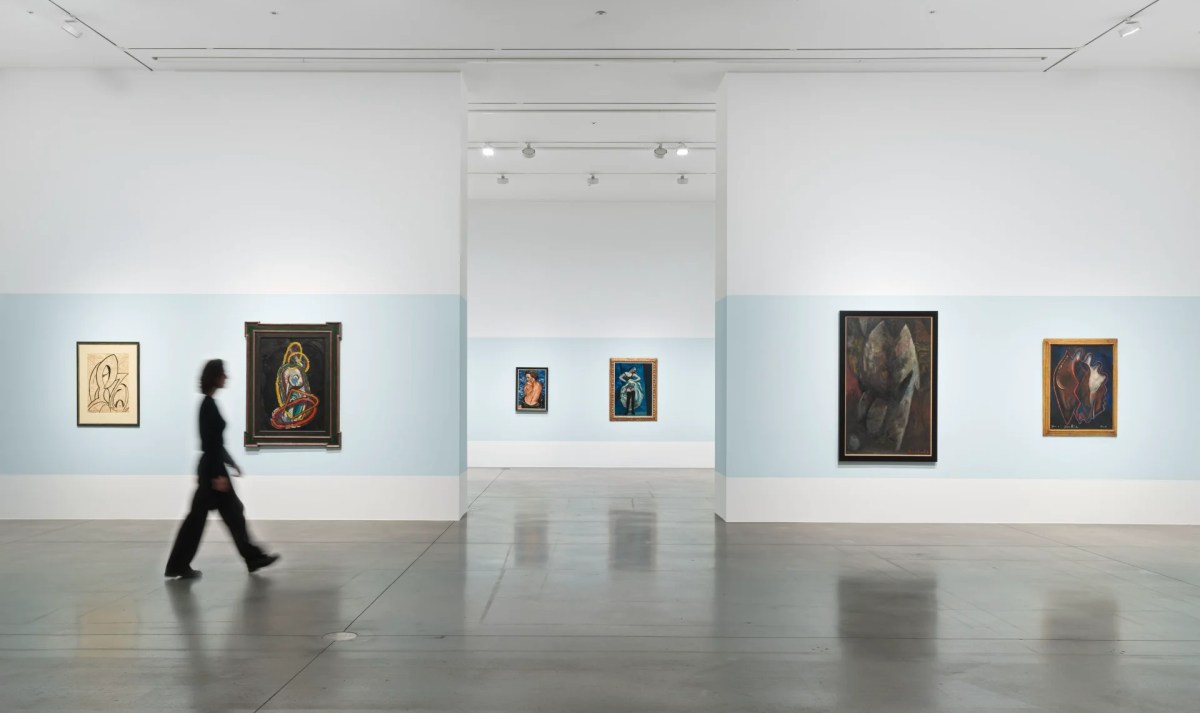 Installation view, Francis Picabia, Hauser & Wirth. Courtesy: the artist and Hauser & Wirth.