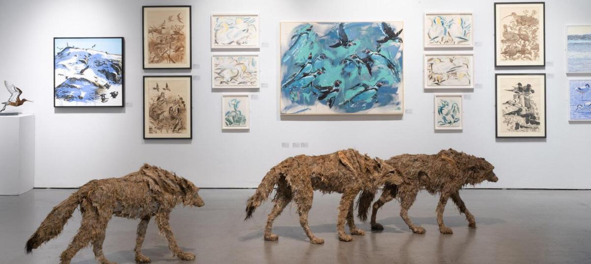 Society of Wildlife Artists exhibition. Photo: Supplied.