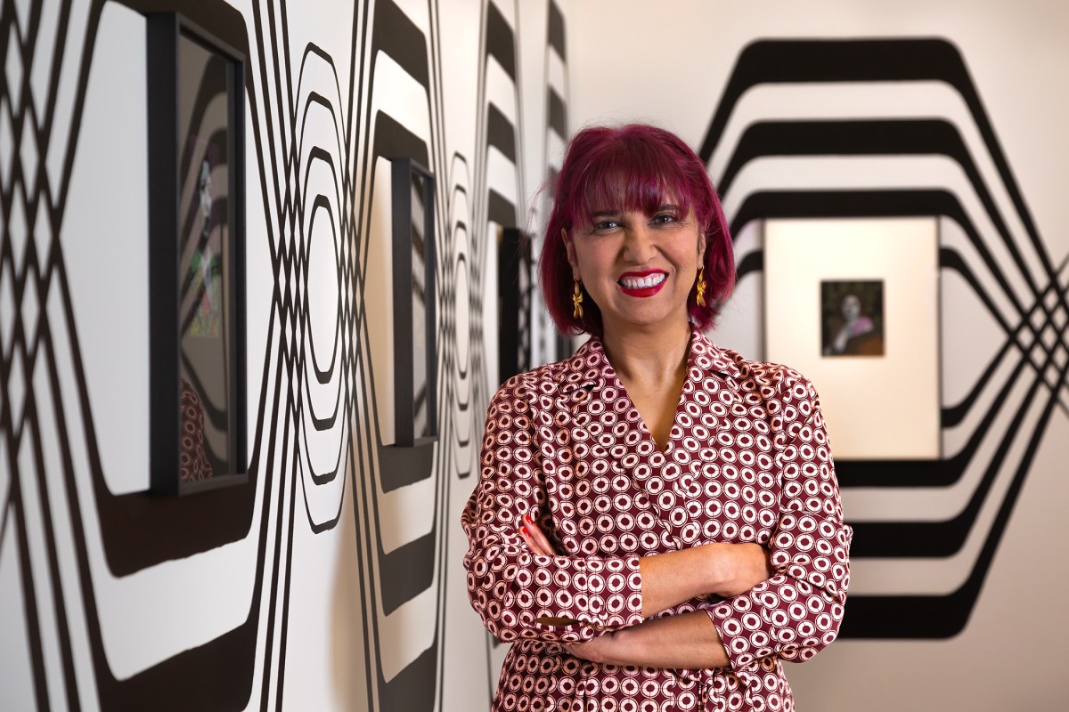 Artist Soheila Sokhanvari. Photo: Tomos Davies.