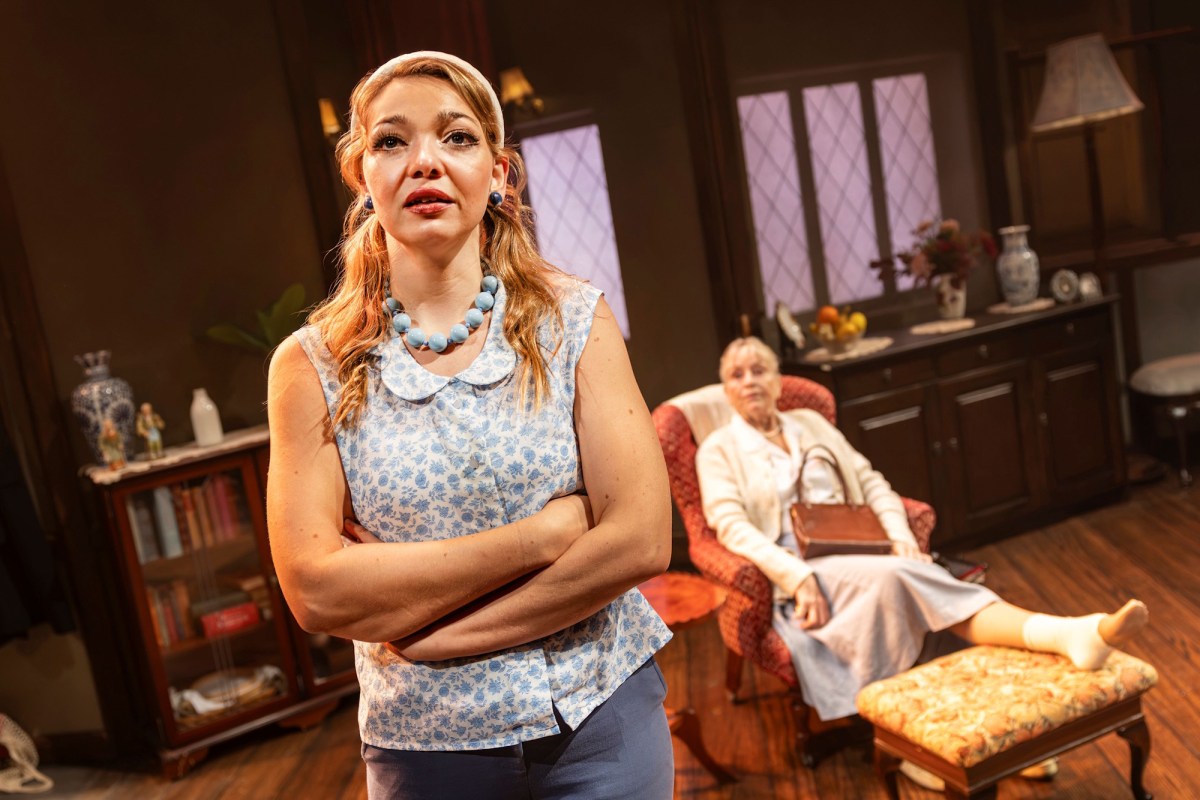 Elysia Showman and Liza Goddard in The Mirror Crack'd. Photo: Pamela Raith. Photography