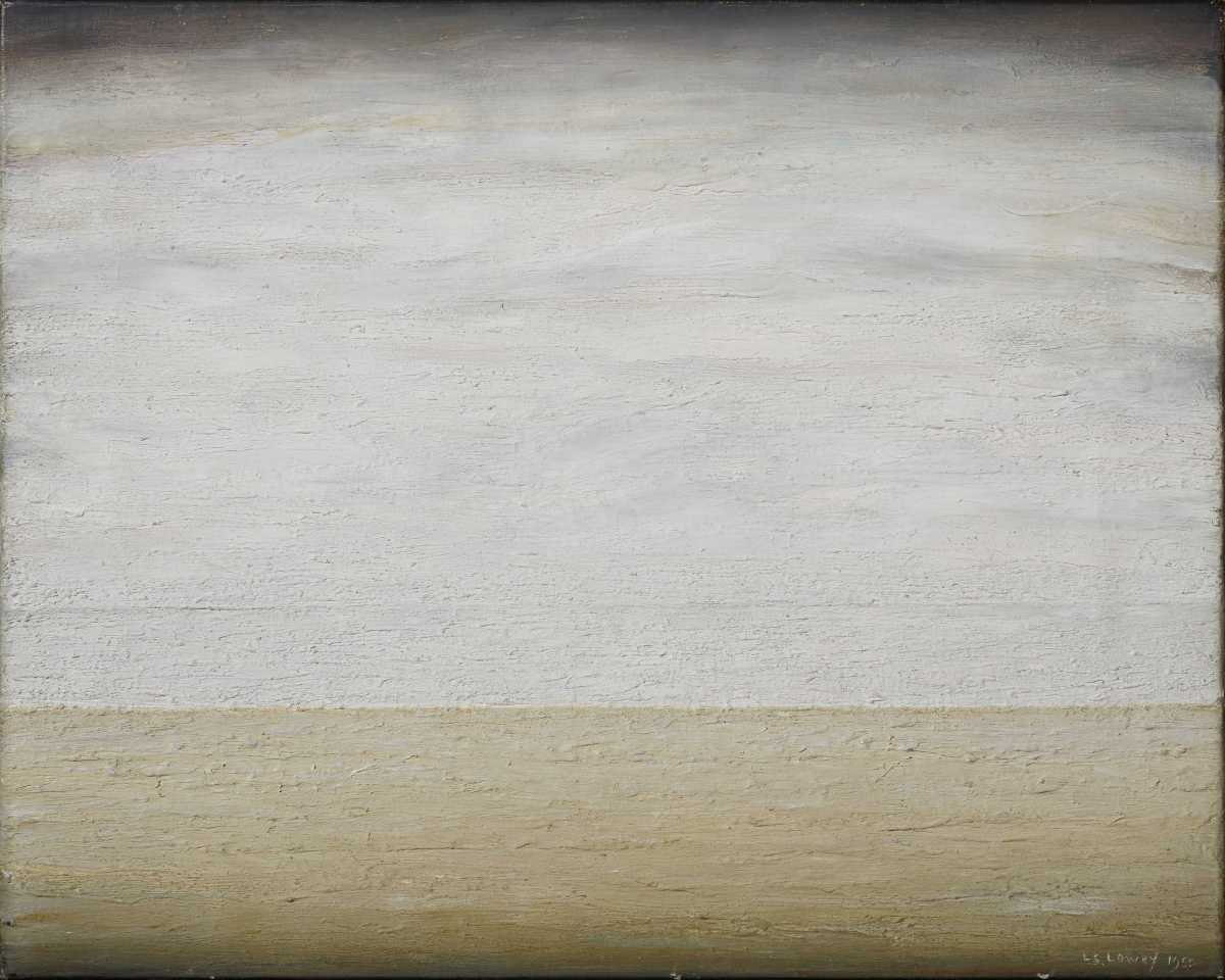 LS Lowry, Seascape, 1952. Oil on canvas. Courtesy: The Lowry Collection, Salford.