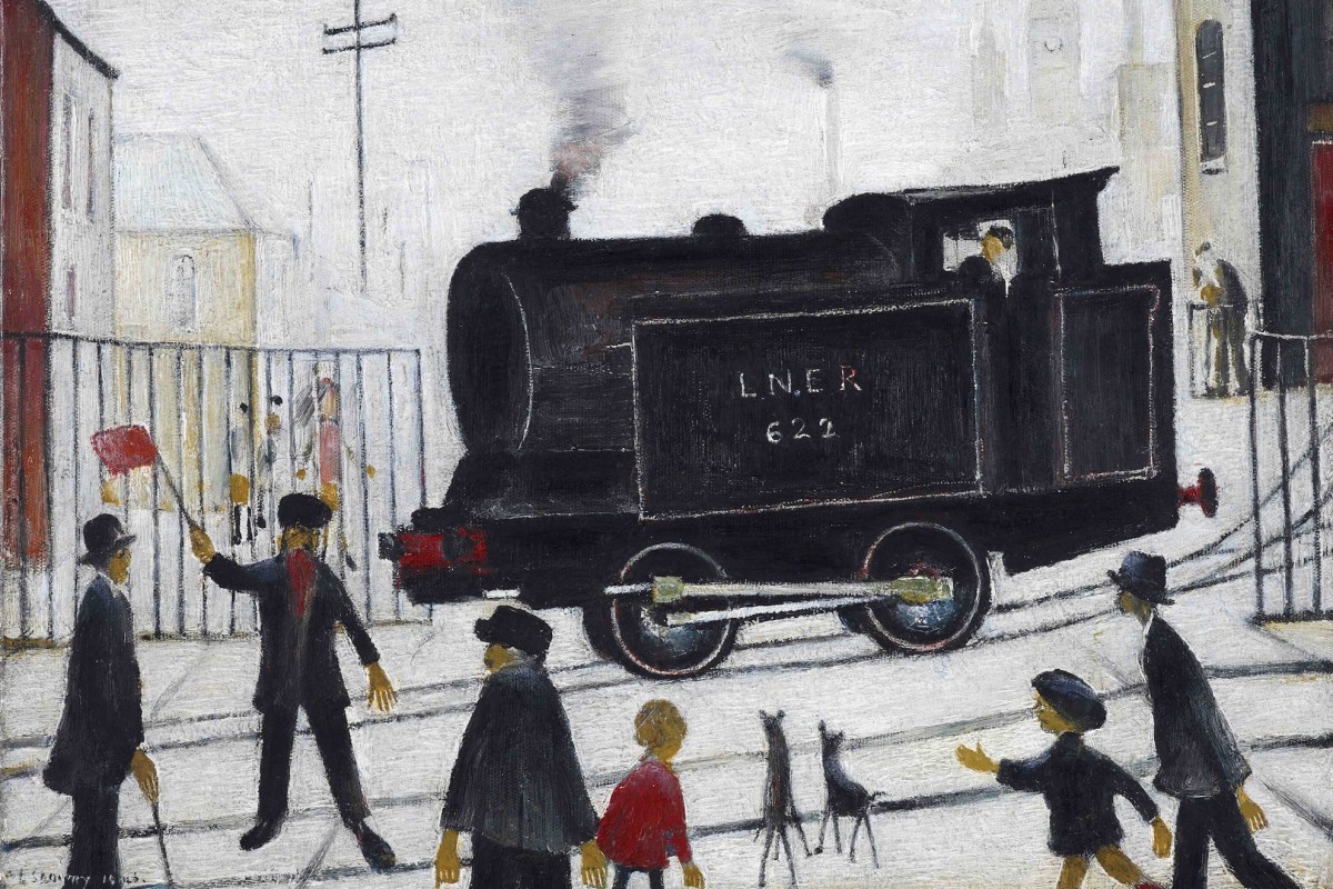 LS Lowry, Level Crossing, 1946. Oil on canvas. Courtesy: The Lowry Collection, Salford