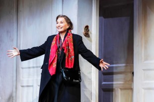 Kristin Scott Thomas in The Cherry Orchard at Harold Pinter Theatre. Photo: Johan Persson.