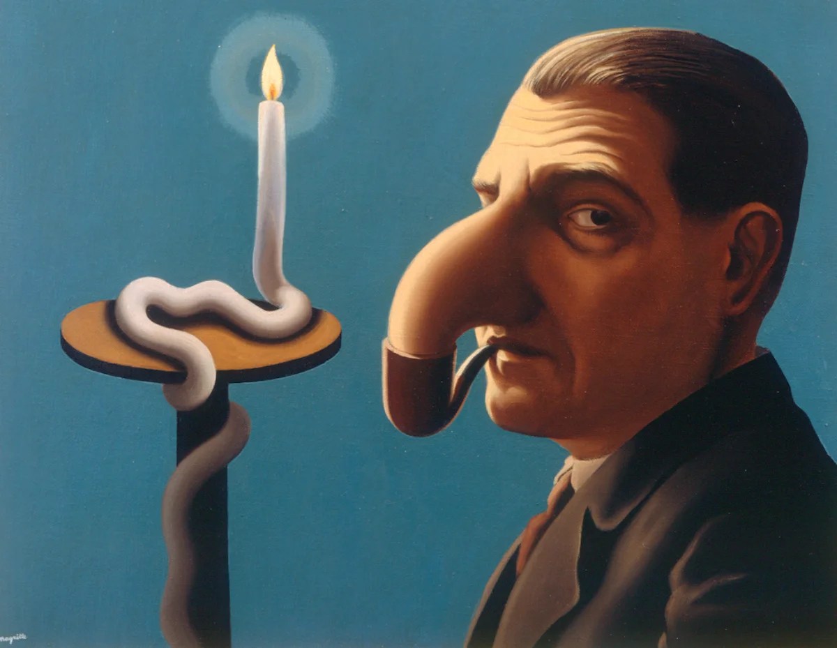 René Magritte, La Lampe philosophique. Private collection. Courtesy: Gagosian.