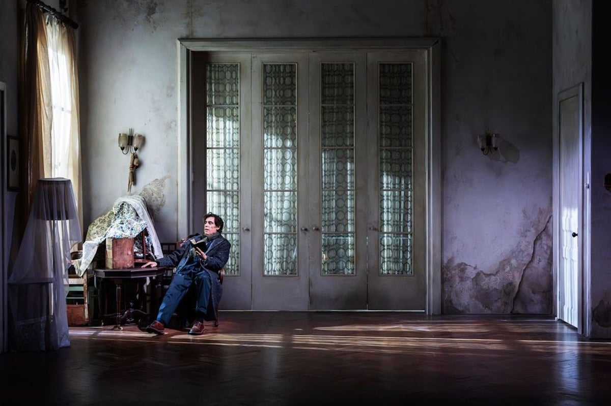 Stephen Mangan in The Cherry Orchard at Harold Pinter Theatre. Photo: Johan Persson.